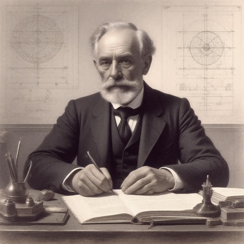 AI-created image of Heinrich Tietze