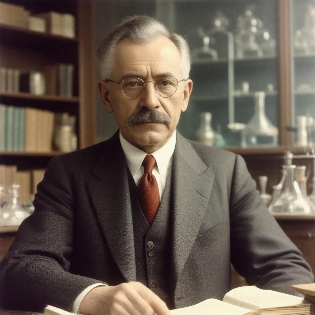 AI-created image of Heinrich Wieland