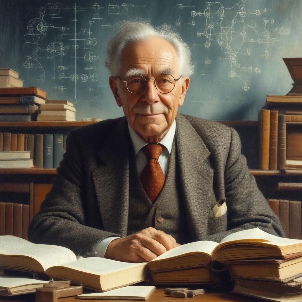 AI-created image of Heinz von Foerster