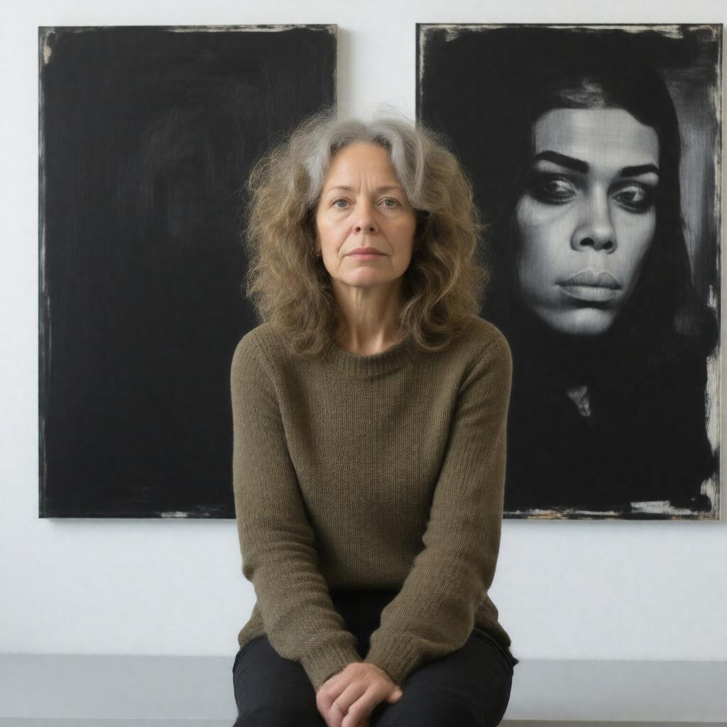 AI-created image of Helen Cammock