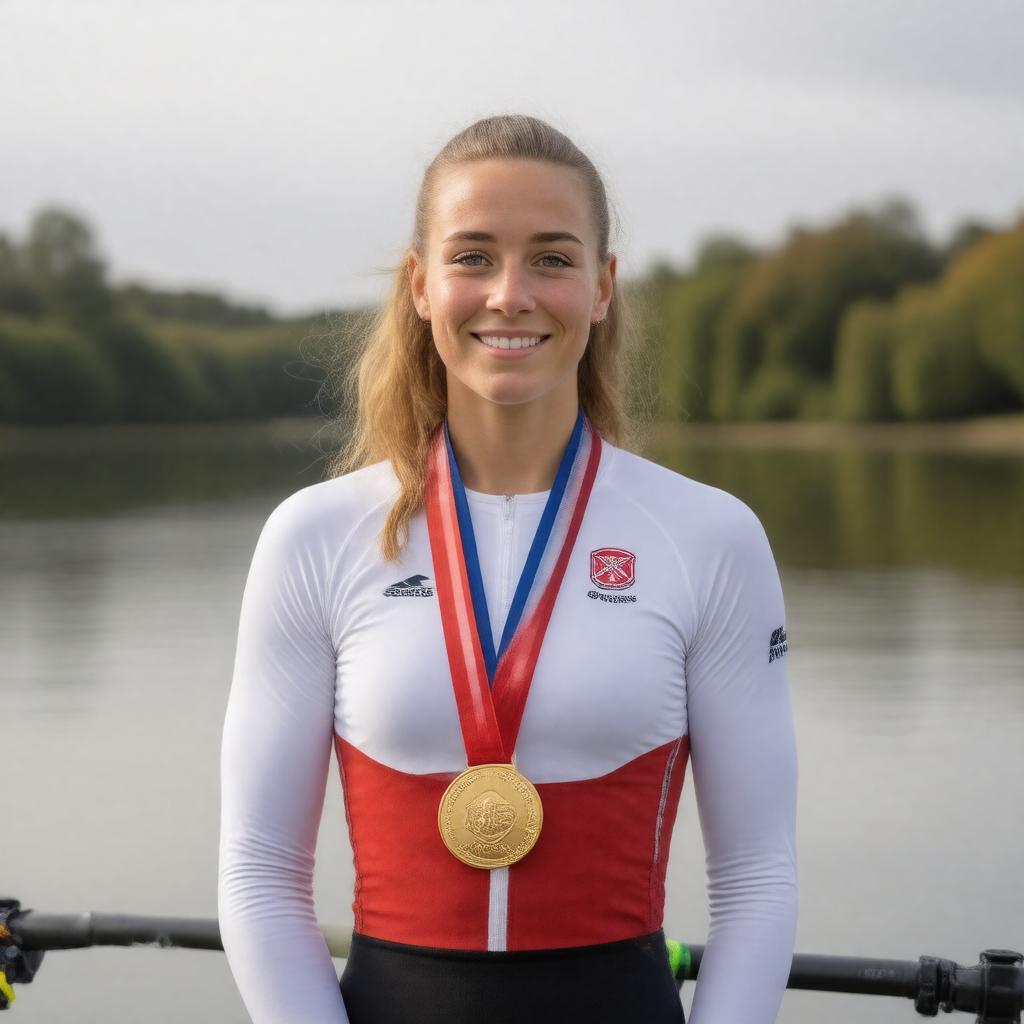 AI-created image of Helen Glover