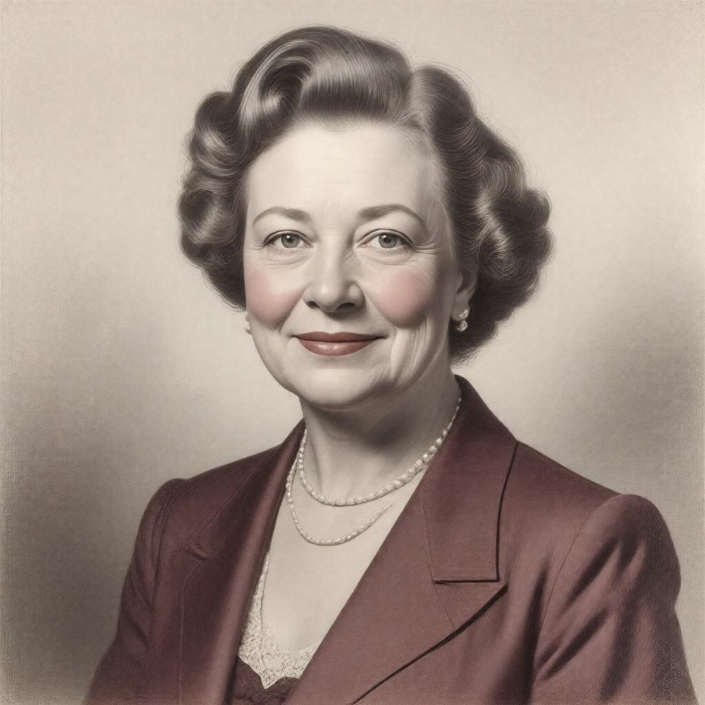 AI-created image of Helen Hayes