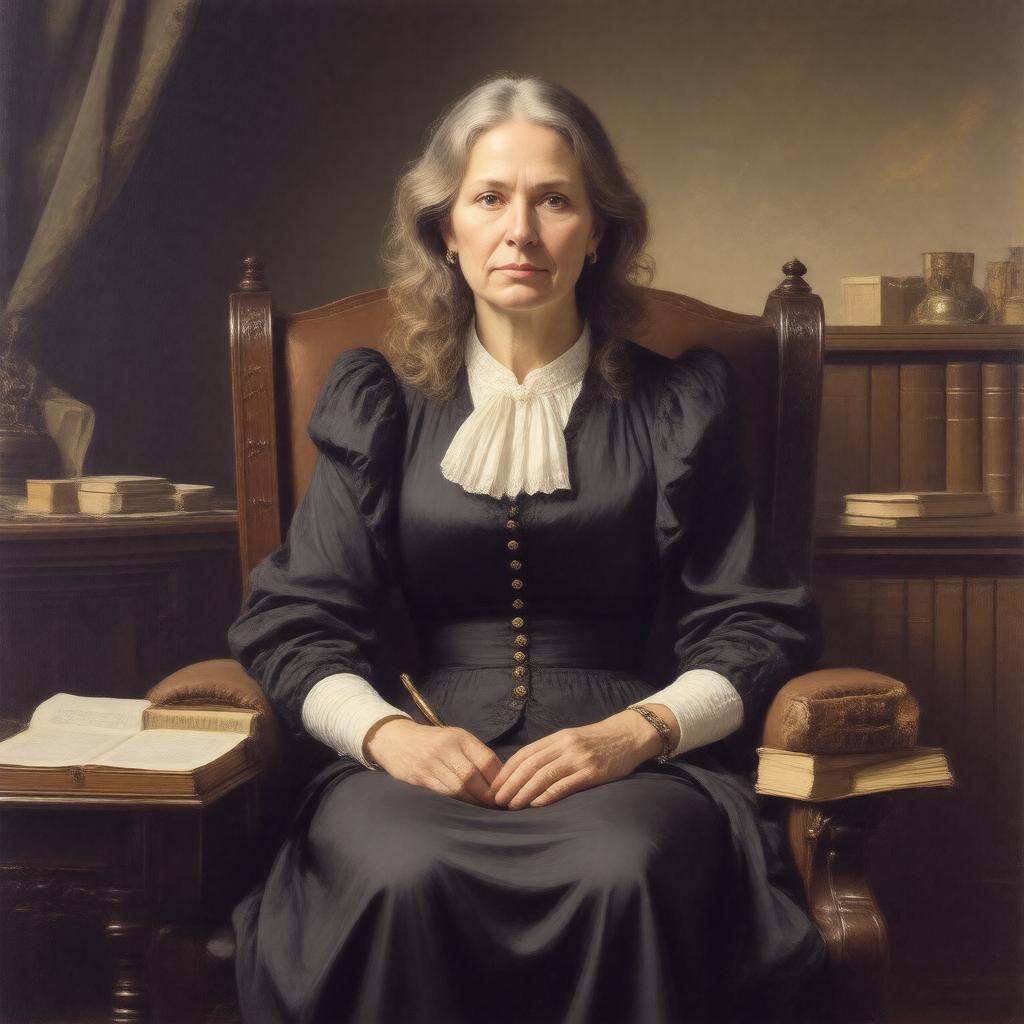 AI-created image of Helen Hunt Jackson