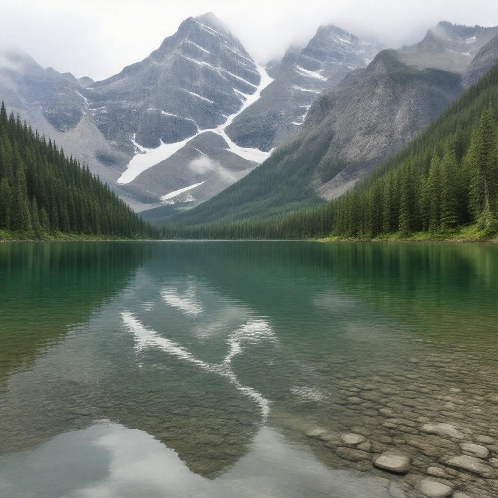 AI-created image of Helen Lake