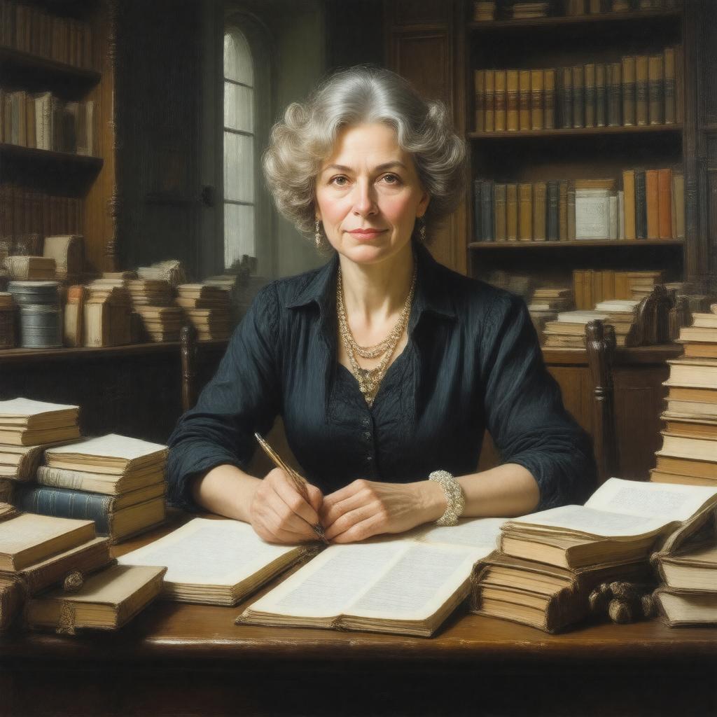 AI-created image of Helen Maria Bayly