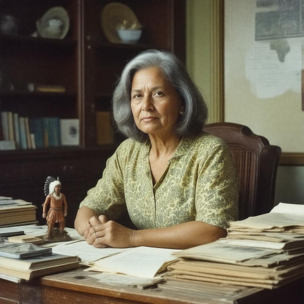 AI-created image of Helen Rose Banks