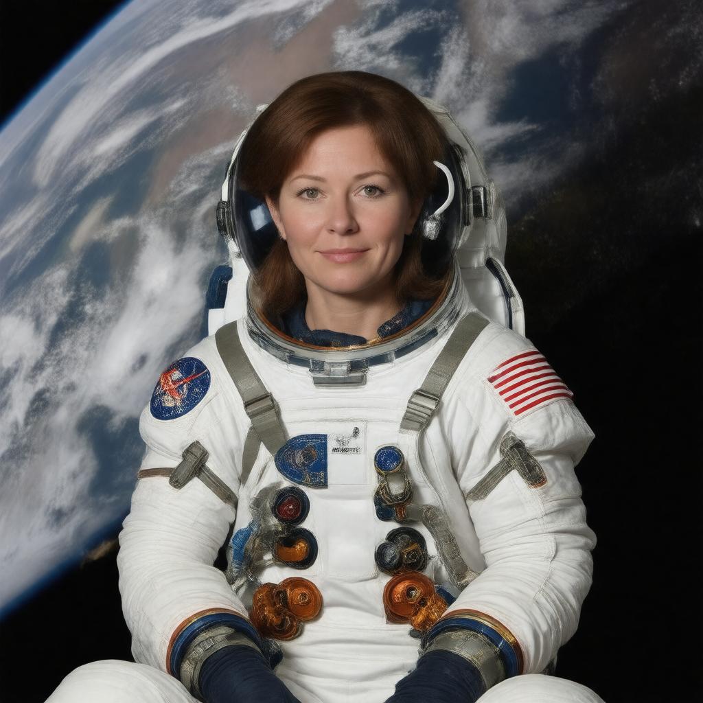 AI-created image of Helen Sharman