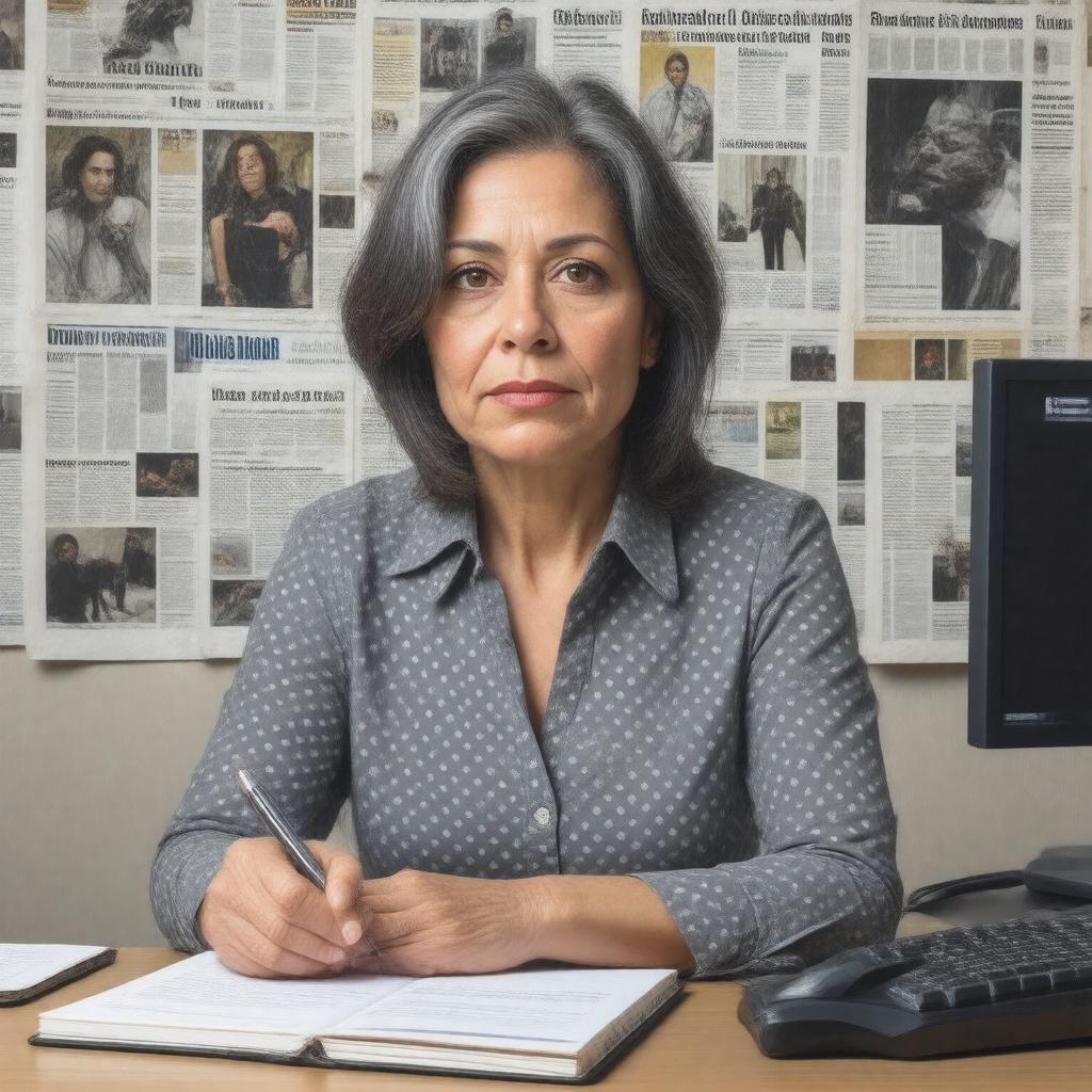 AI-created image of Helen Ubiñas