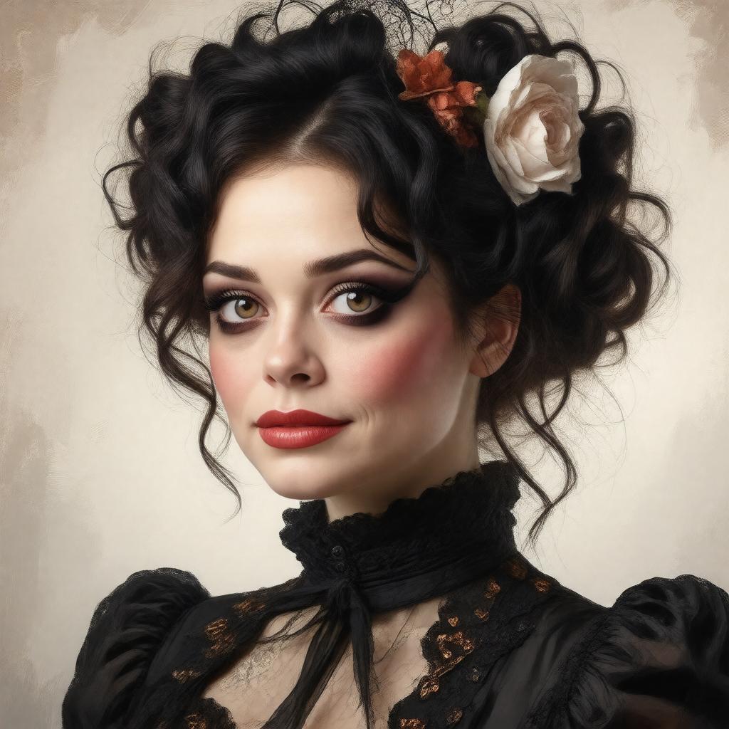 AI-created image of Helena Bonham Carter