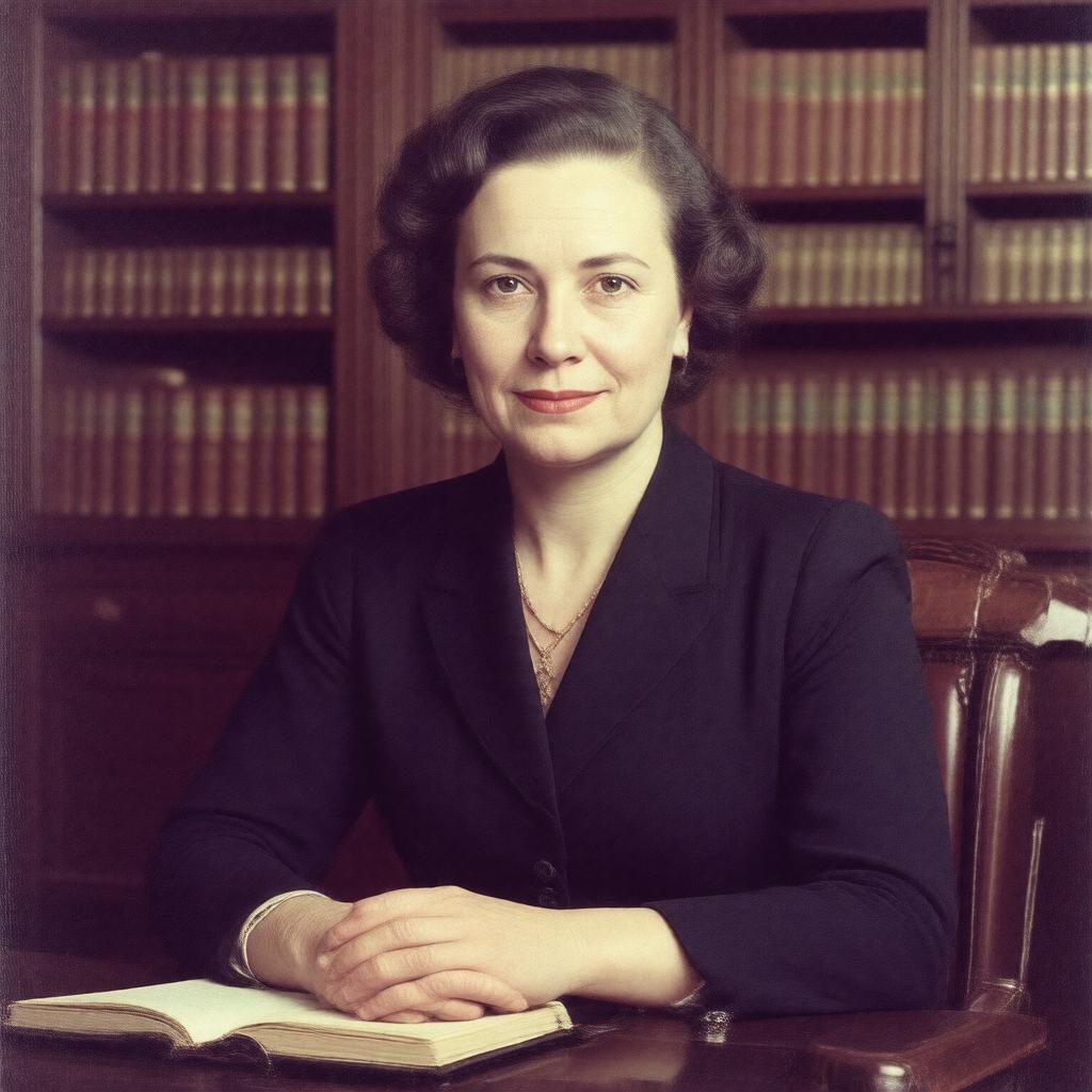 Click to view larger image AI-created image of Helena Normanton