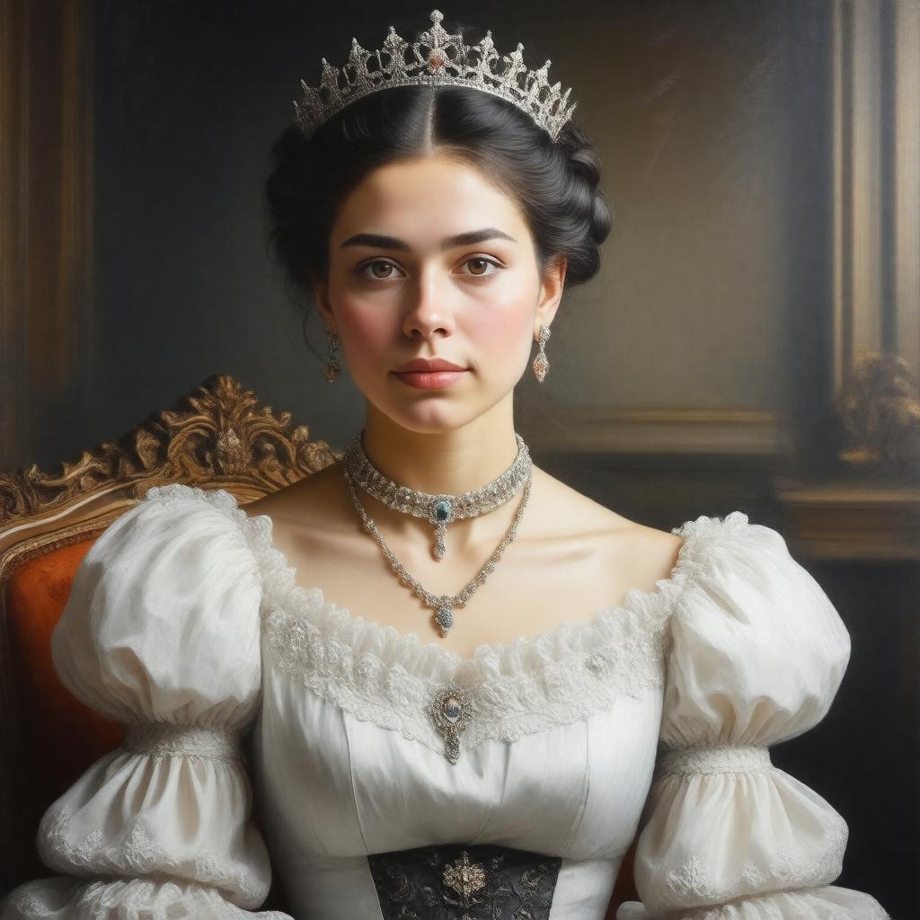 AI-created image of Helena Victoria Augusta Mary of Schleswig-Holstein