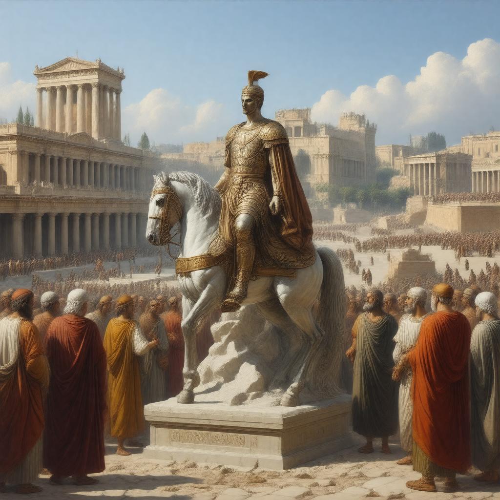 AI-created image of Hellenistic world