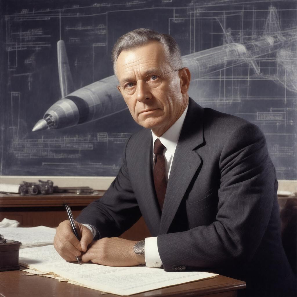 AI-created image of Helmut Gröttrup