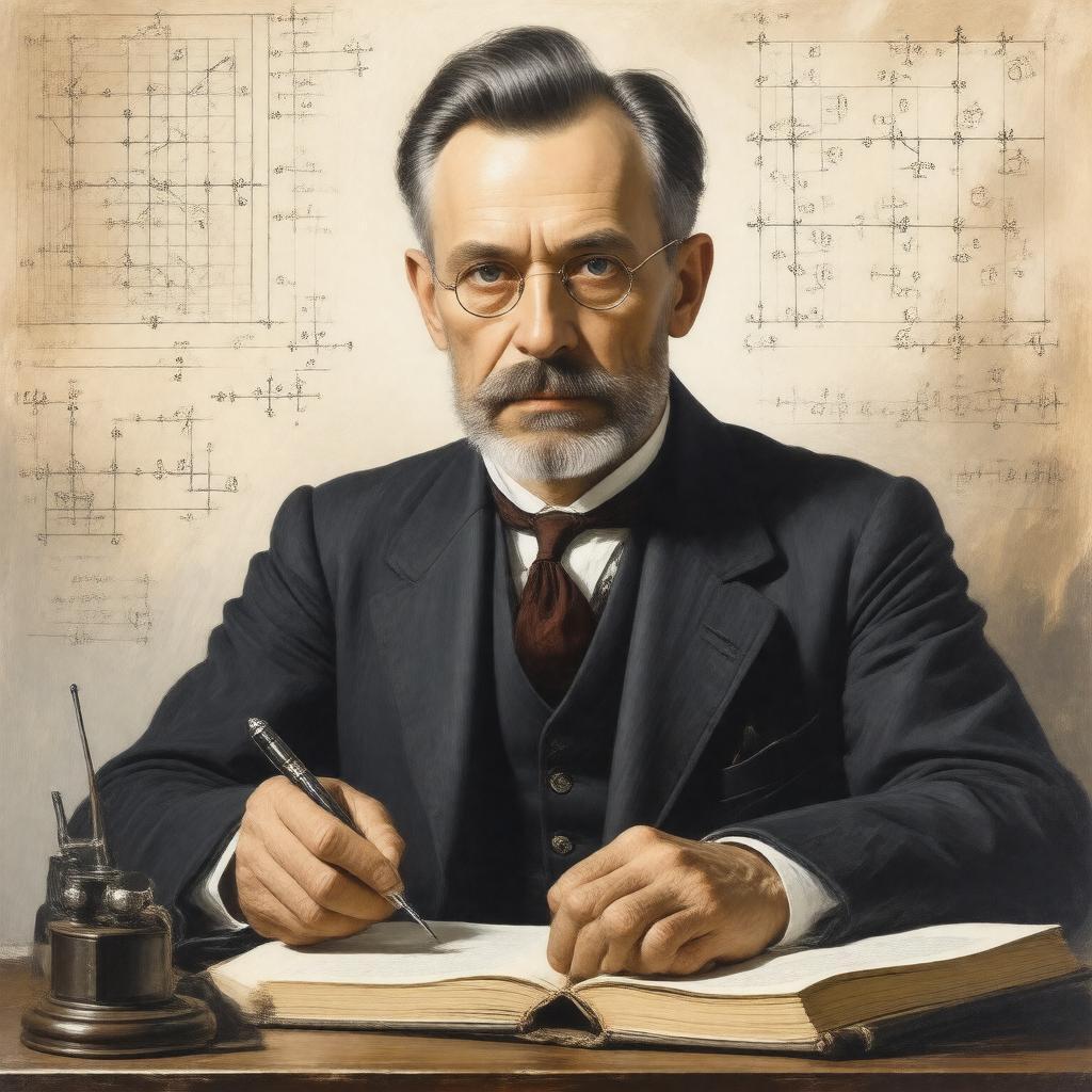 AI-created image of Helmut Hasse