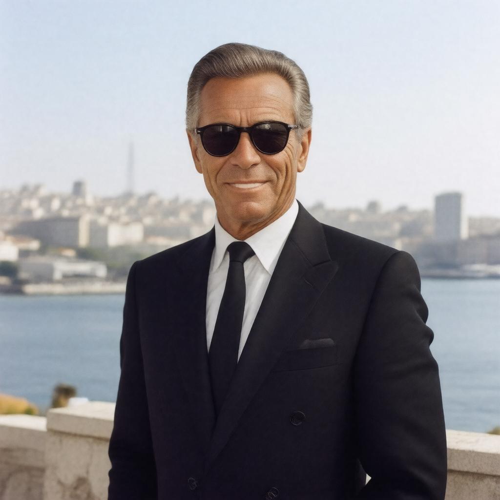 AI-created image of Helmut Newton