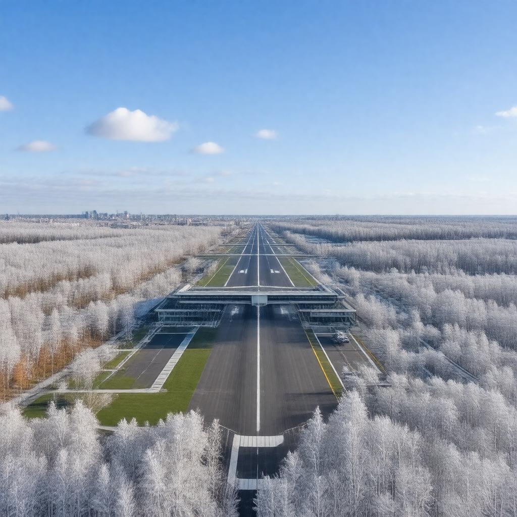 Click to view larger image AI-created image of Helsinki-Vantaa Airport