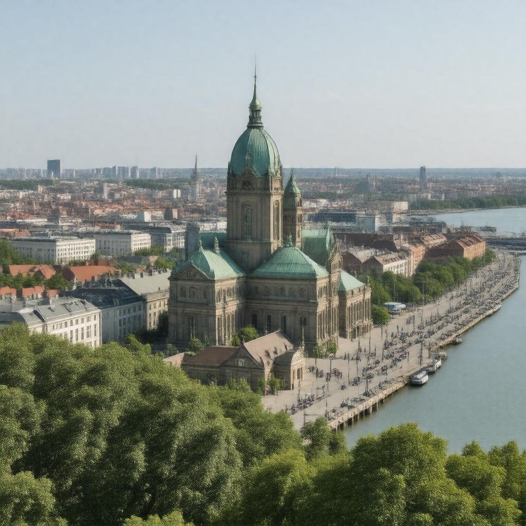 AI-created image of Helsinki, Finland