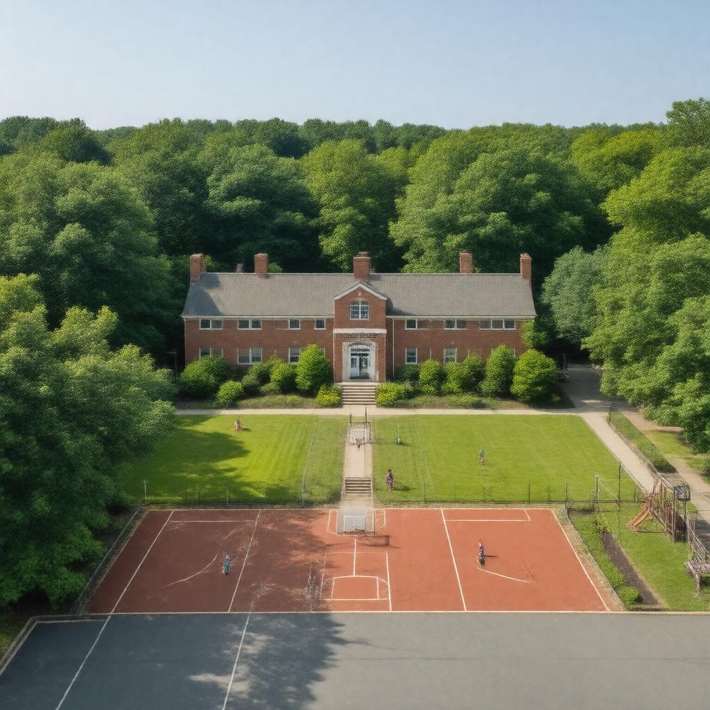 AI-created image of Hemenway Elementary School