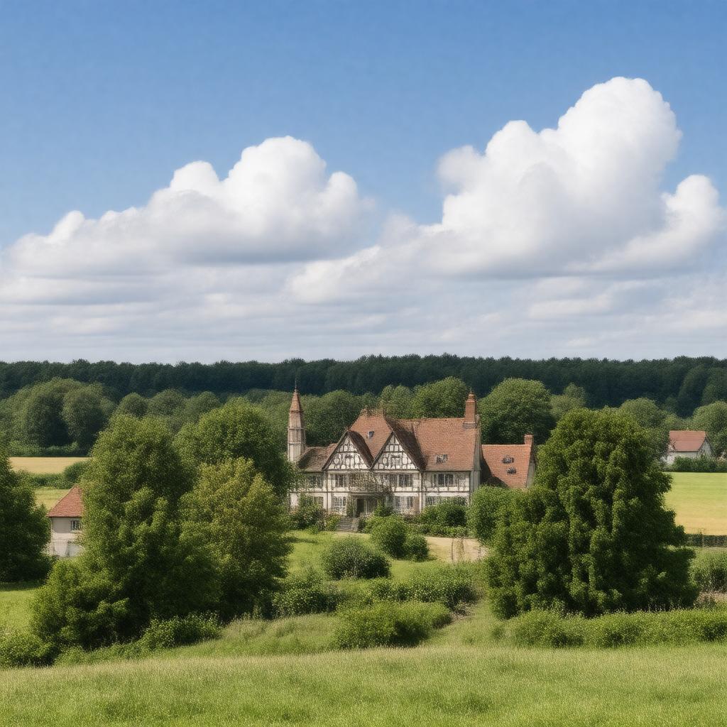 AI-created image of Hemmelmark, Schleswig-Holstein, Germany