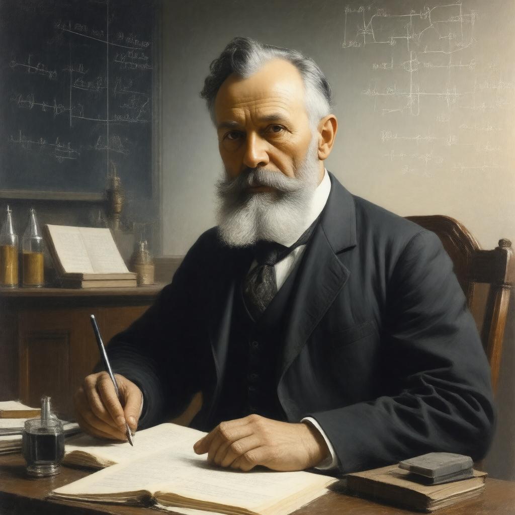 AI-created image of Hendrik Antoon Lorentz