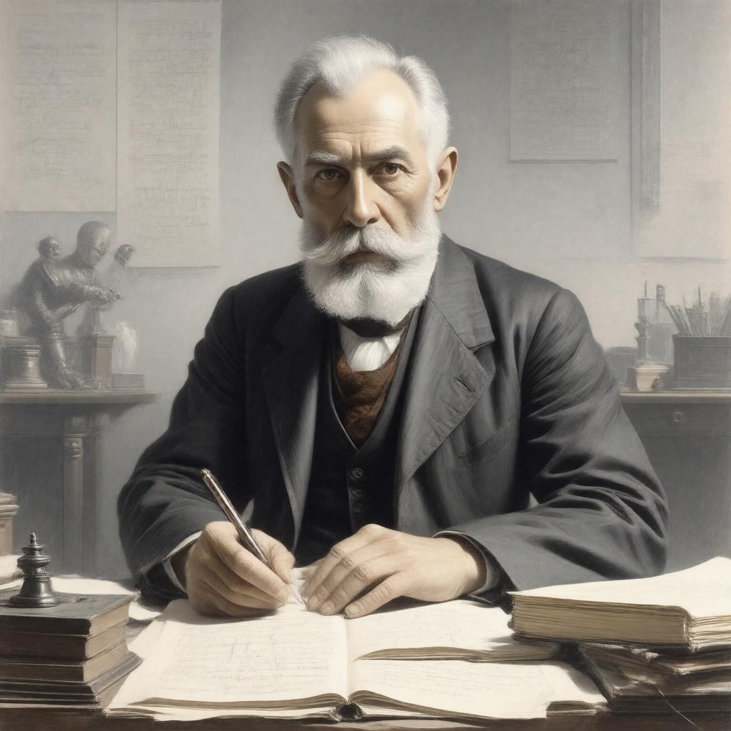 AI-created image of Hendrik Lorentz