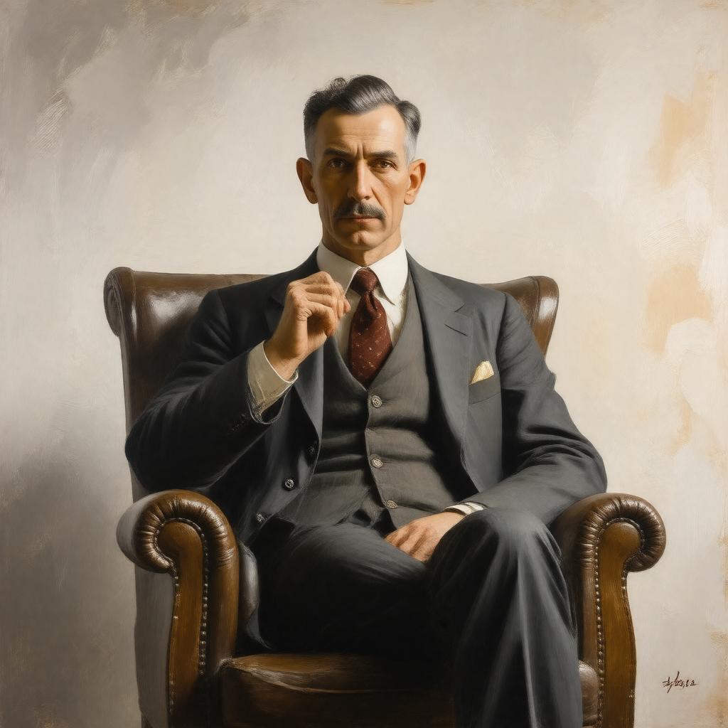 AI-created image of Henri Bergson