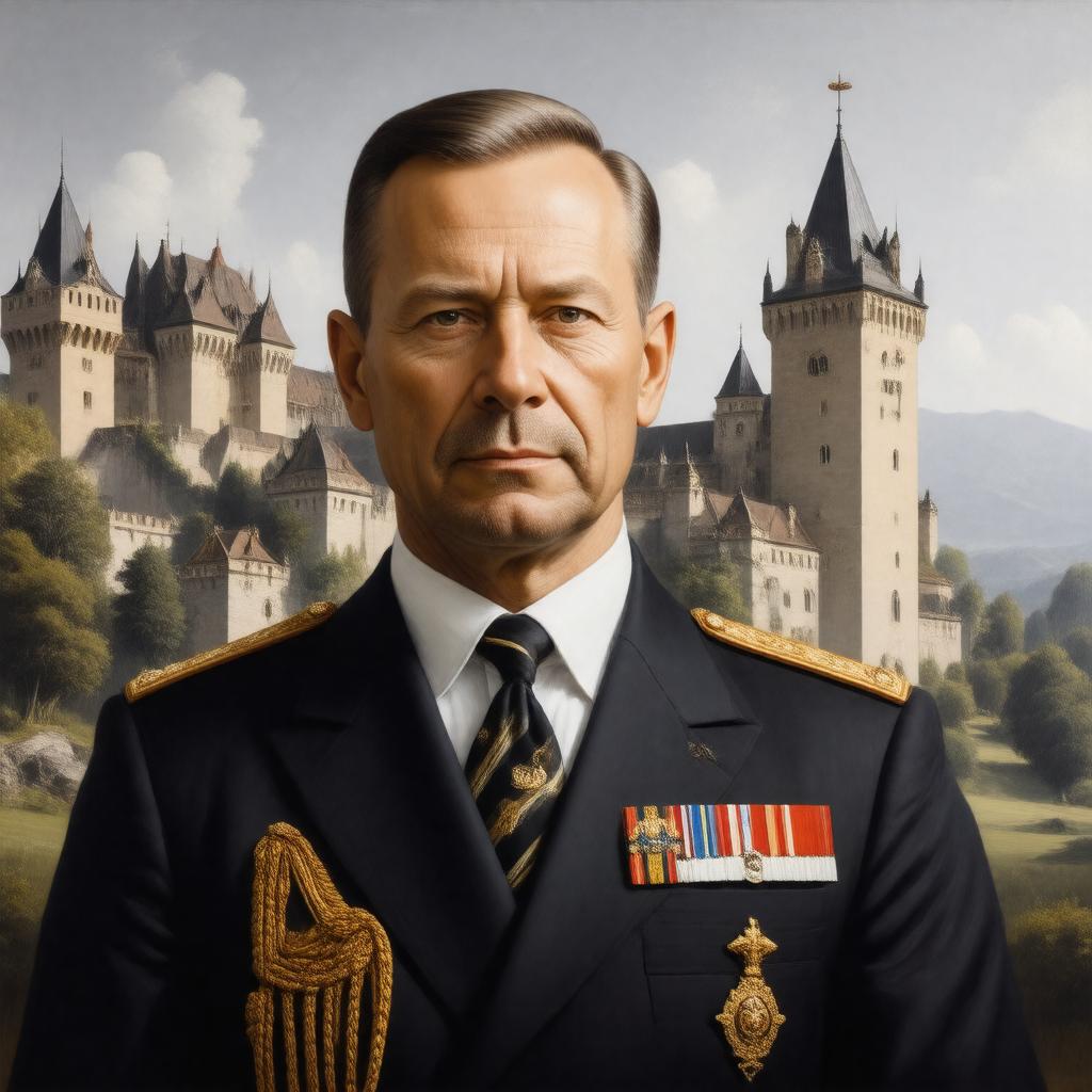 AI-created image of Henri, Grand Duke of Luxembourg