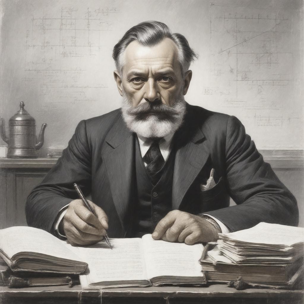 AI-created image of Henri Poincaré