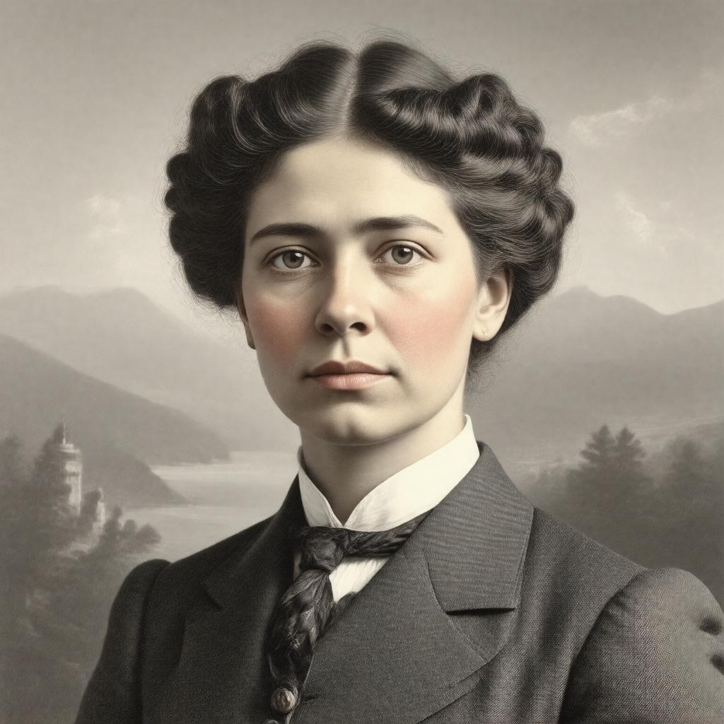 Click to view larger image AI-created image of Henrietta Edwards