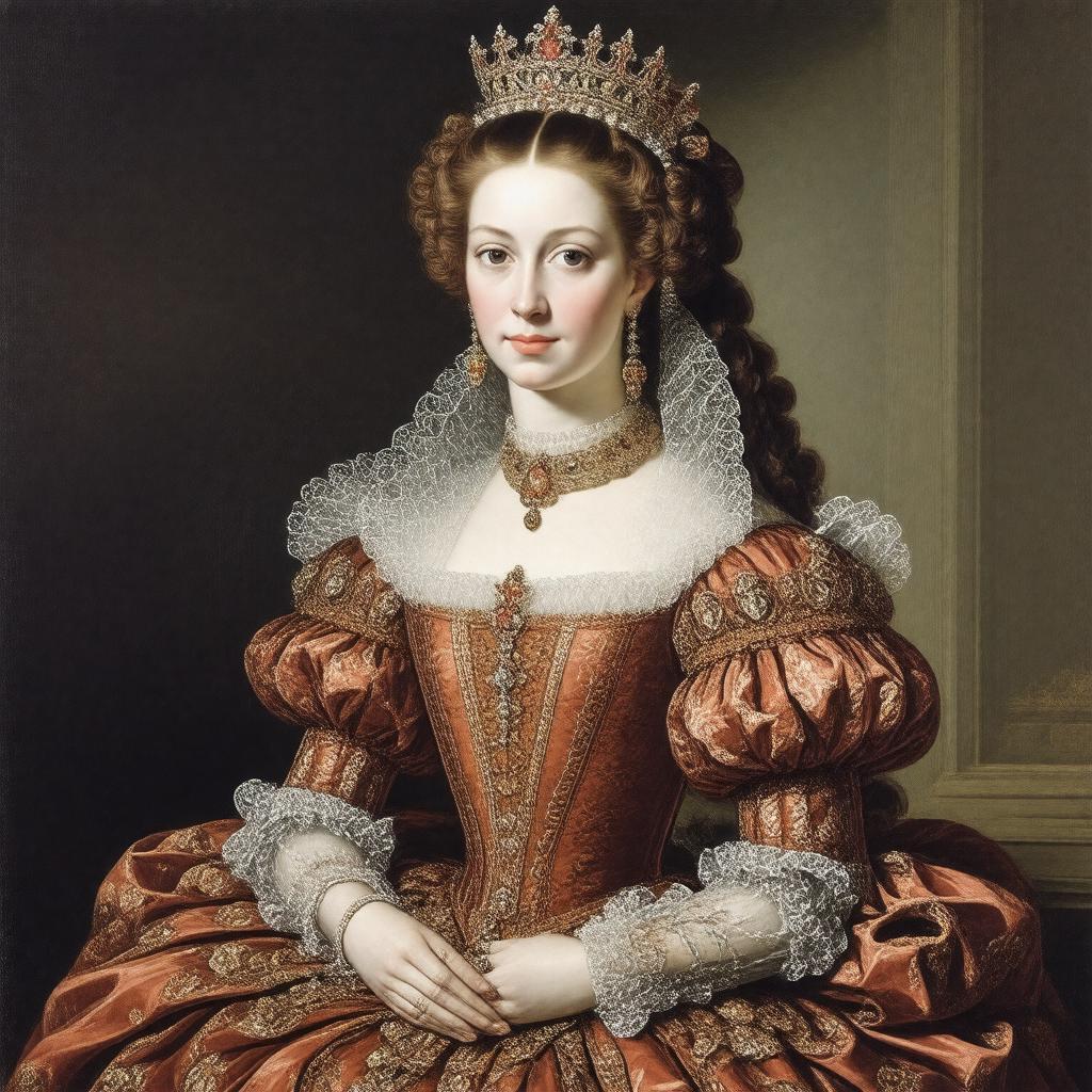 AI-created image of Henrietta Maria of France
