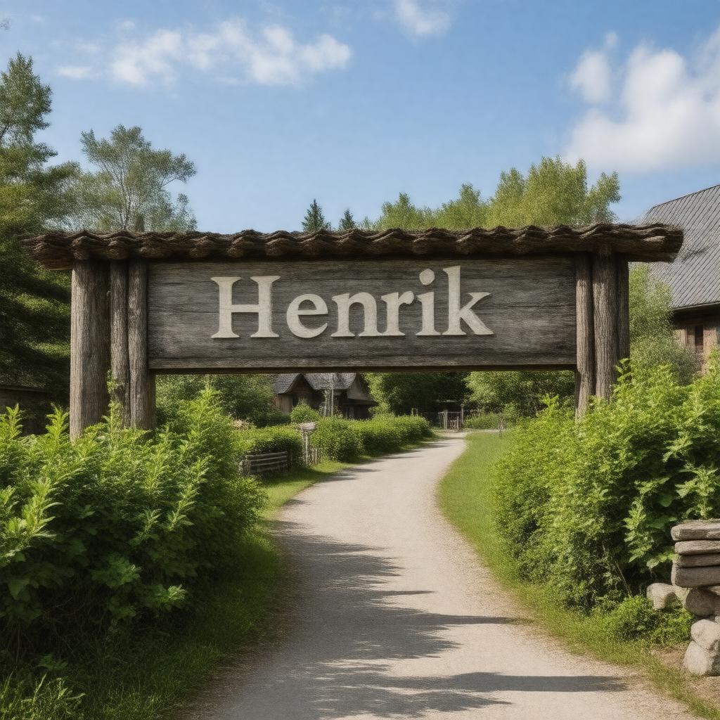 AI-created image of Henrik
