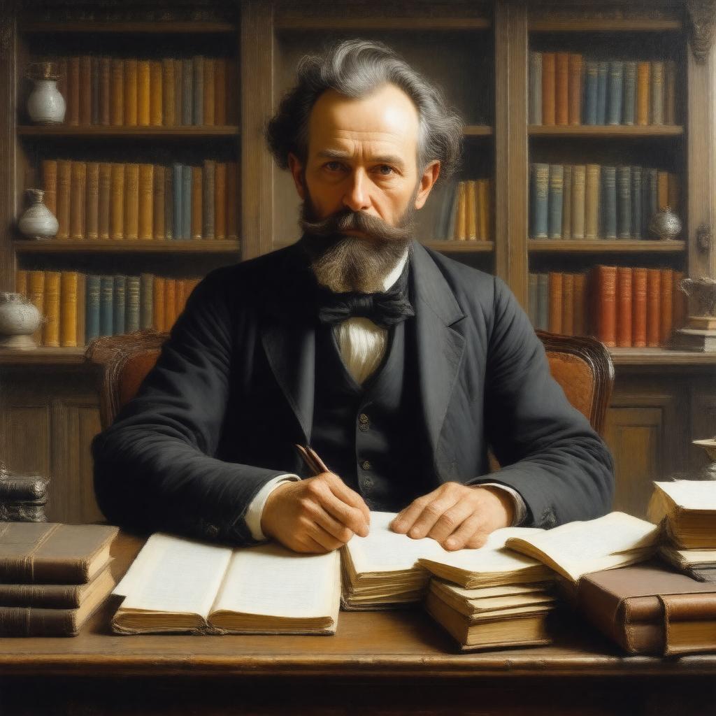 AI-created image of Henrik Hertz