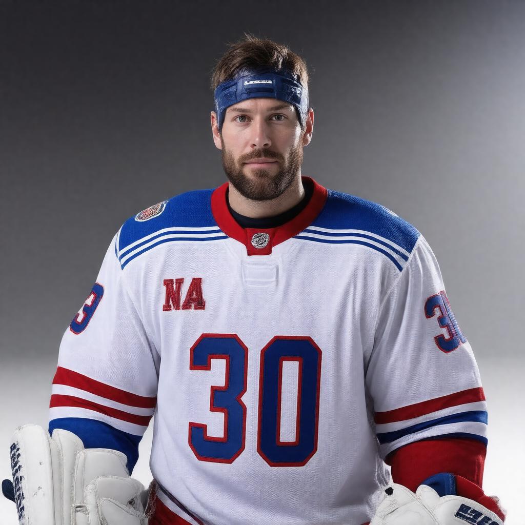 AI-created image of Henrik Lundqvist
