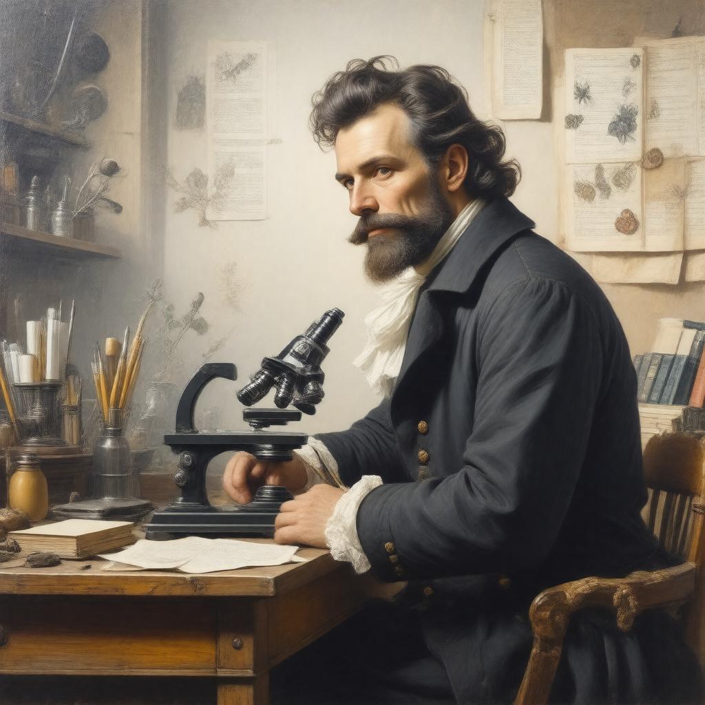 Click to view larger image AI-created image of Henry Baker