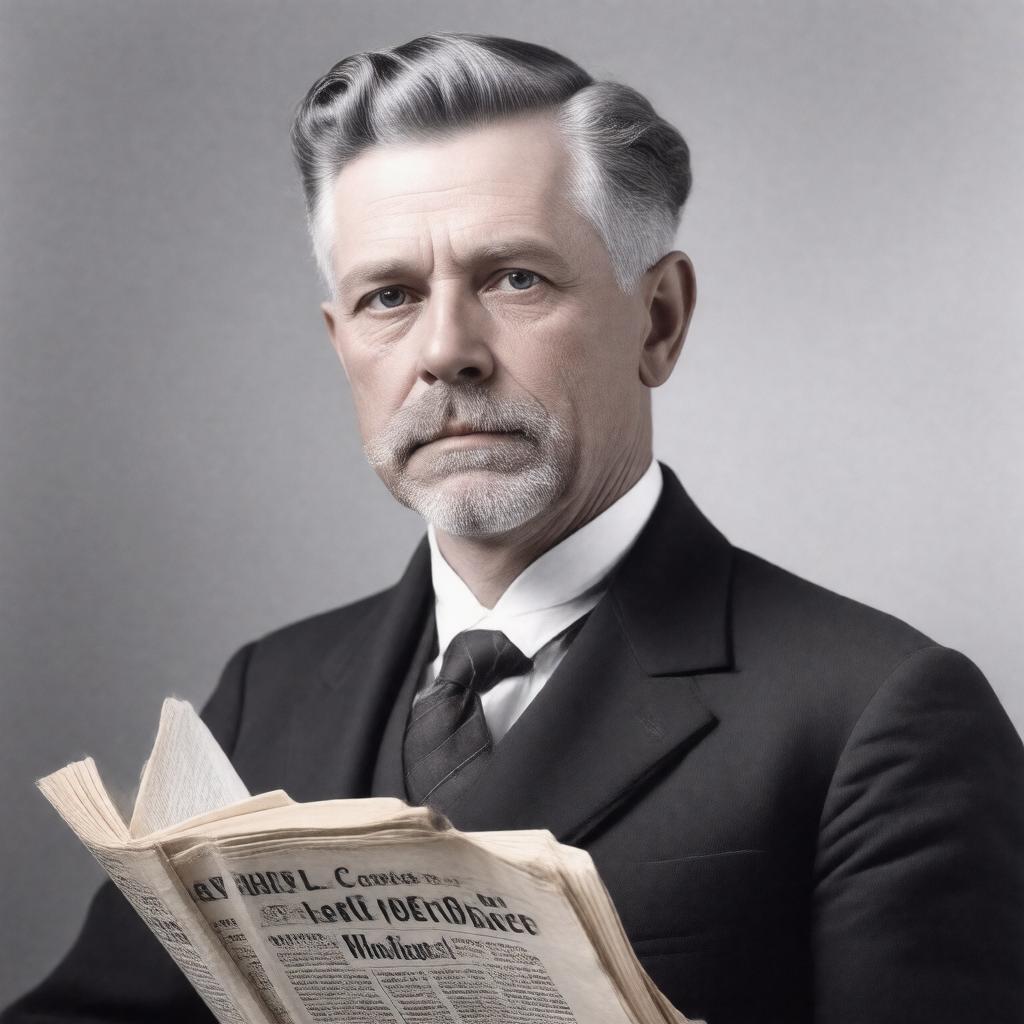 AI-created image of Henry Cantwell Wallace