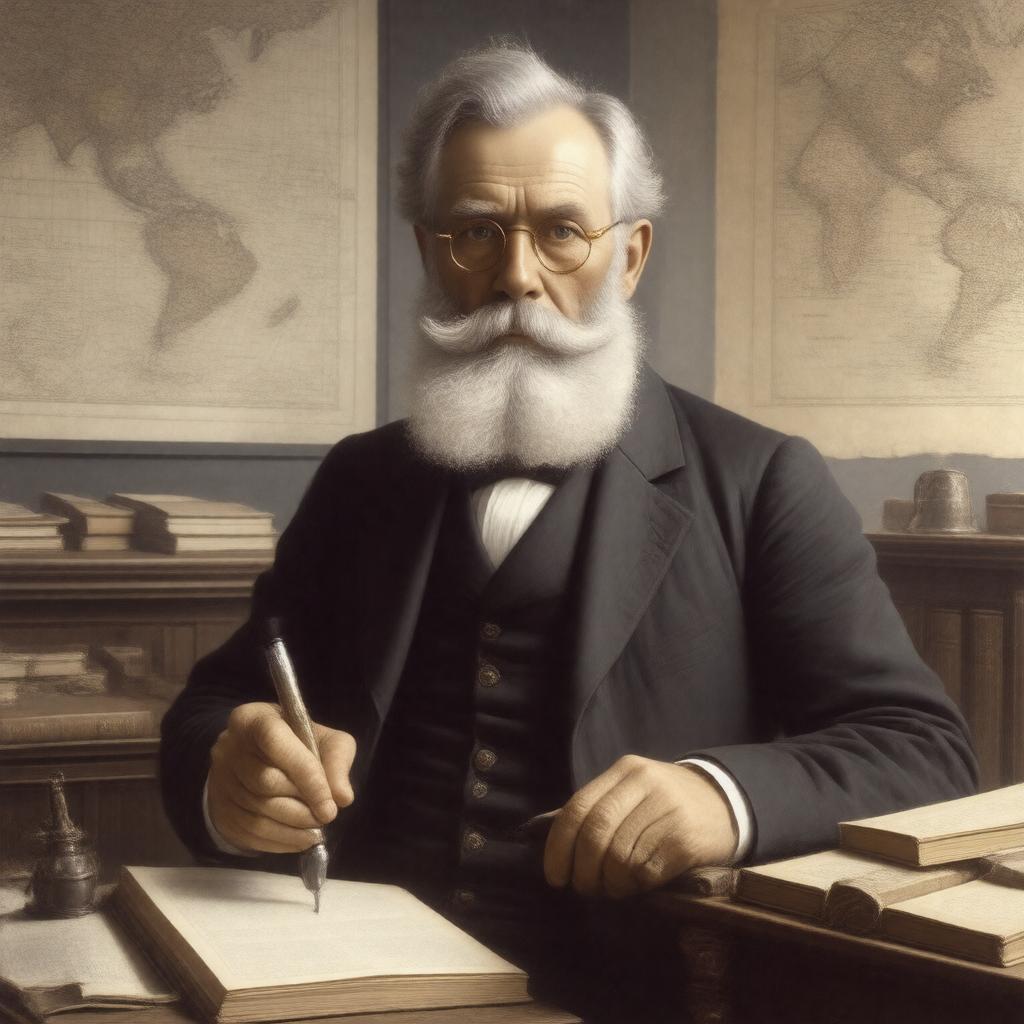 AI-created image of Henry Darwin Rogers