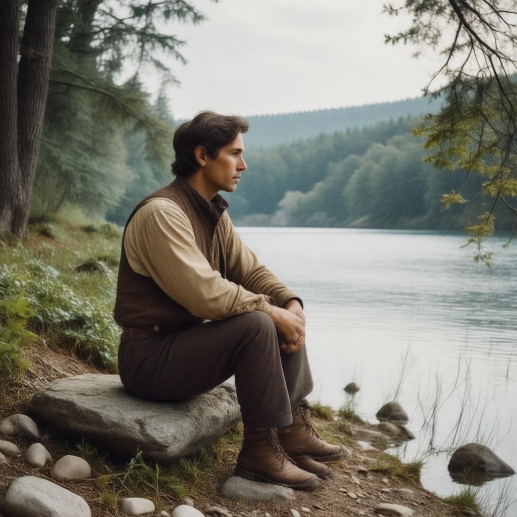 AI-created image of Henry David Thoreau