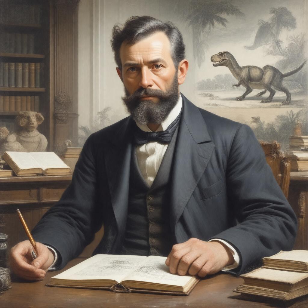 AI-created image of Henry De la Beche