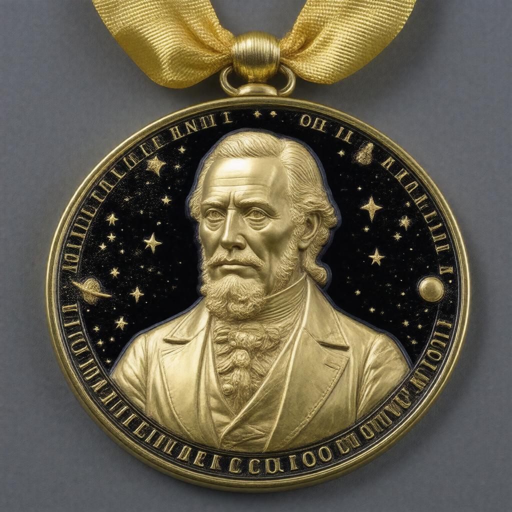 Click to view larger image AI-created image of Henry Draper Medal
