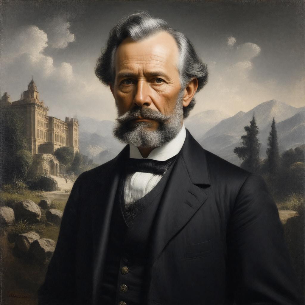 Click to view larger image AI-created image of Henry Durant