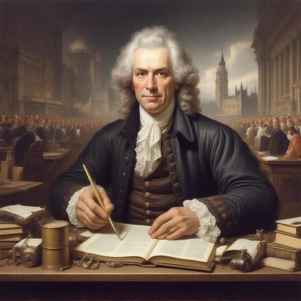 AI-created image of Henry Fielding