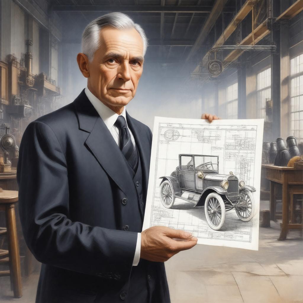AI-created image of Henry Ford