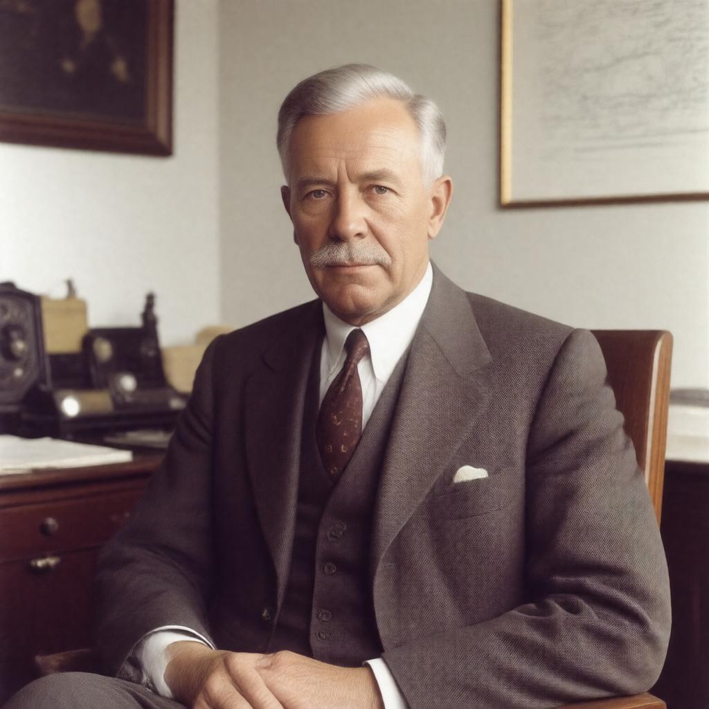 AI-created image of Henry Gantt