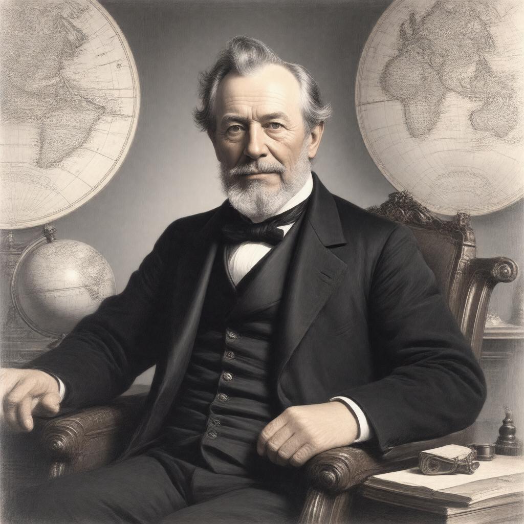 Click to view larger image AI-created image of Henry Grinnell