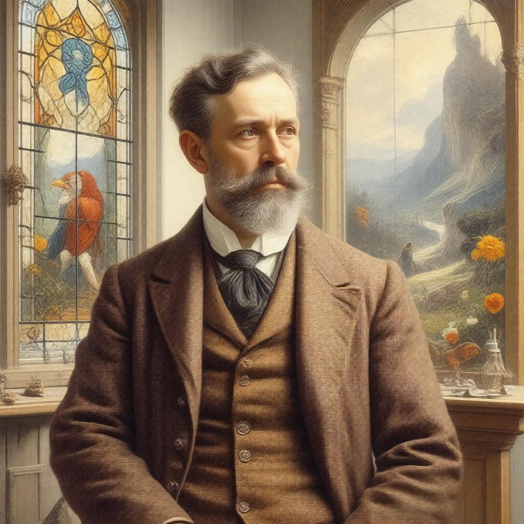 AI-created image of Henry Holiday