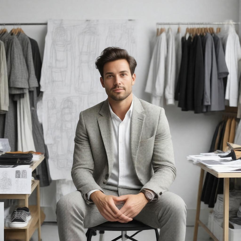 AI-created image of Henry Holland (fashion designer)