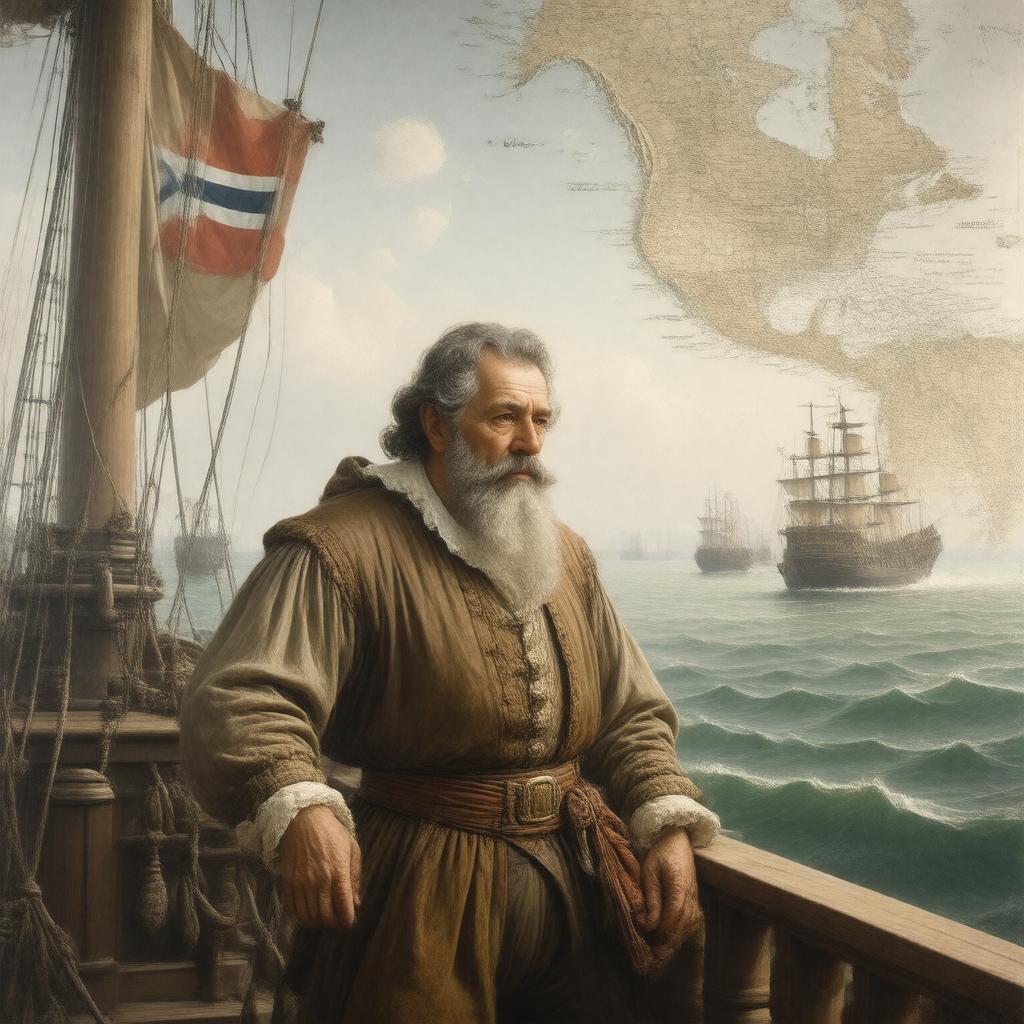 AI-created image of Henry Hudson