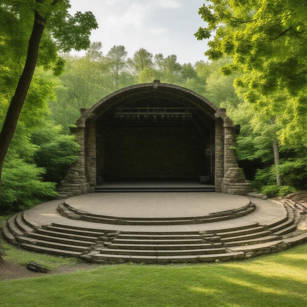 AI-created image of Henry J. Leir Stage