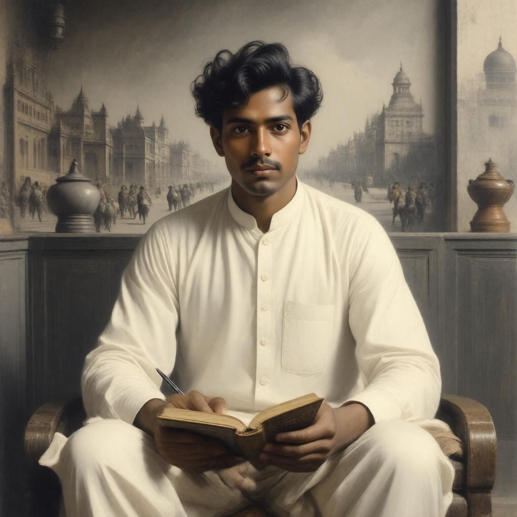 AI-created image of Henry Louis Vivian Derozio