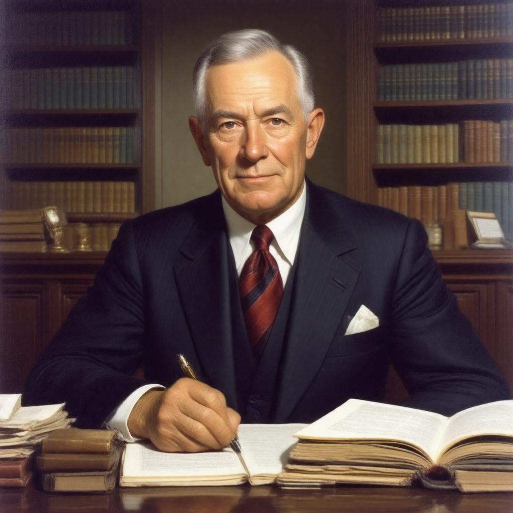 AI-created image of Henry Luce